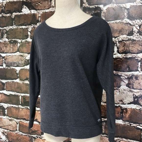 Gap Fit Sweatshirt Grey Pullover Crewneck Small - Picture 5 of 11